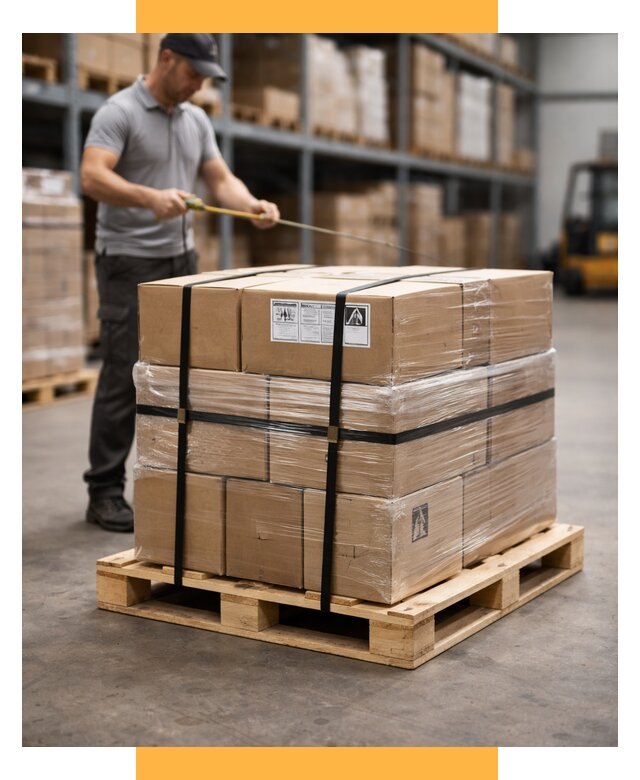 Упаковка и паллетирование грузов от 3637 р. | СетСервис-Снж