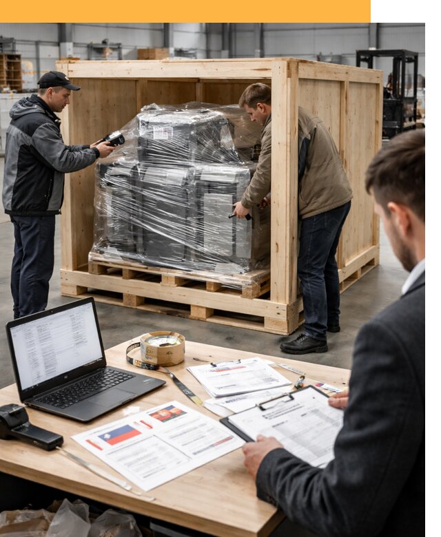 Доставка промышленного оборудования из США от 67548 руб