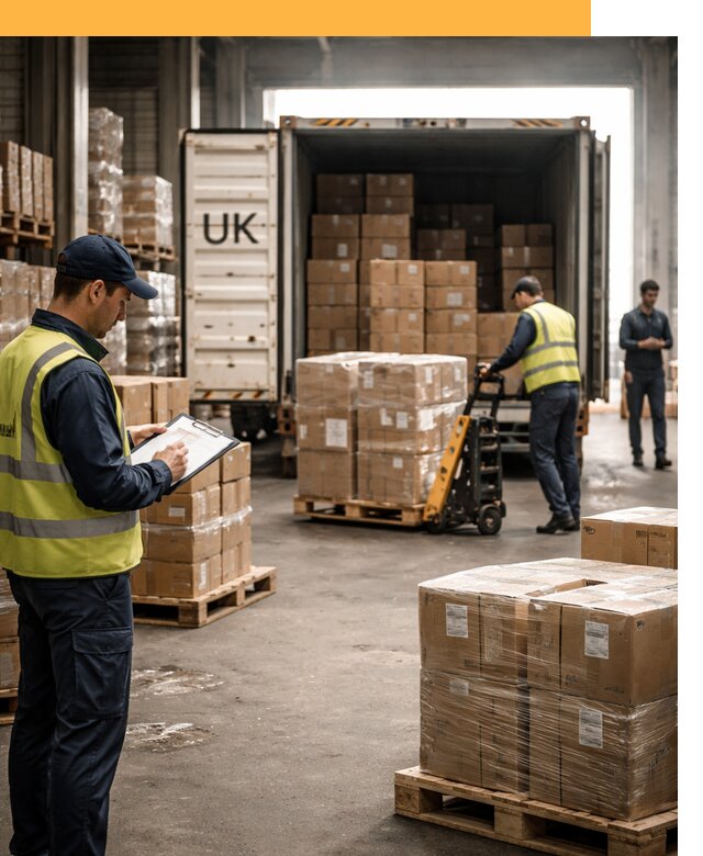 Доставка грузов из Великобритании с таможенным оформлением от 12990