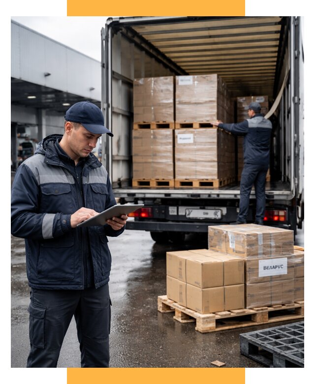 Доставка грузов из Беларуси от 15588 р. логистика СетСервис-Снж