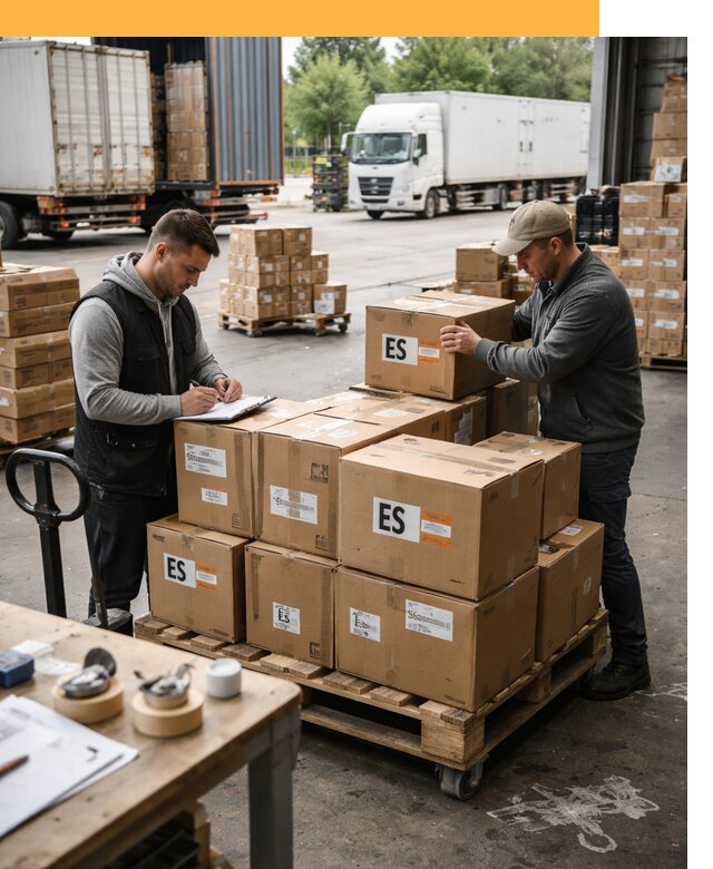 Доставка грузов в Испанию автотранспортом от 36372 руб