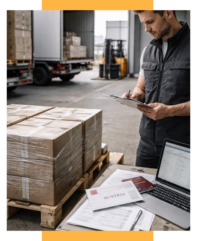 Доставка в Австрию от 67548 р. Логистика и экспорт СетСервис-Снж