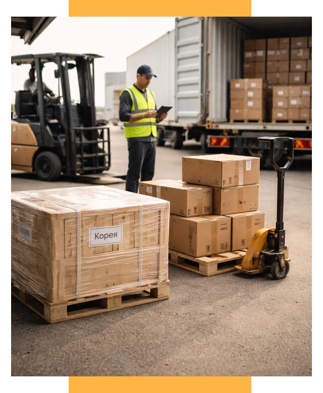 Доставка грузов в Корею из России от 36372 р. | СетСервис-Снж