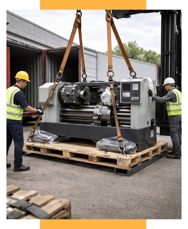 Перевозка станков и таможня от 62352 р. | СетСервис-Снж логистика