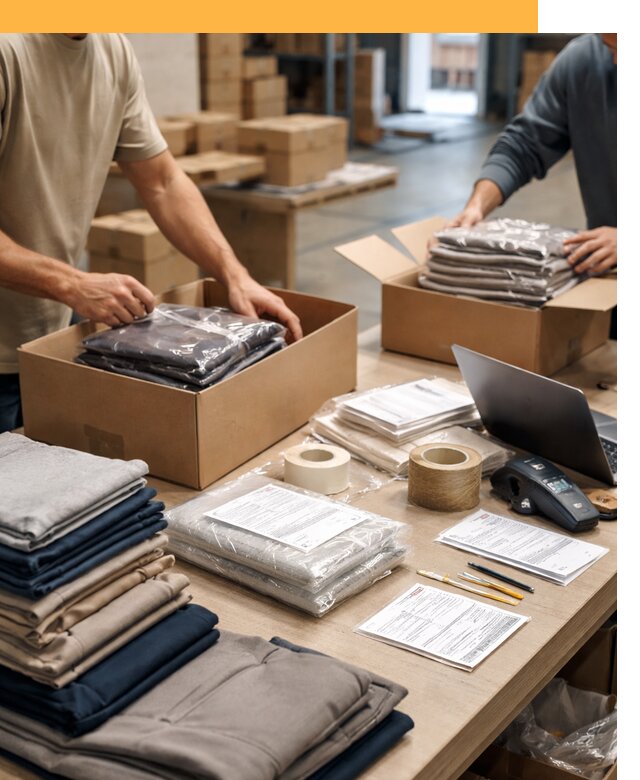 Перевозка одежды по миру от 7794 руб. с таможенным оформлением