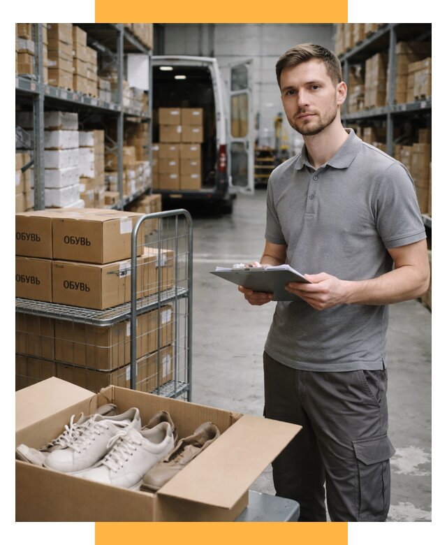 Доставка обуви из Китая и Турции от 4676 р. СетСервис-Снж