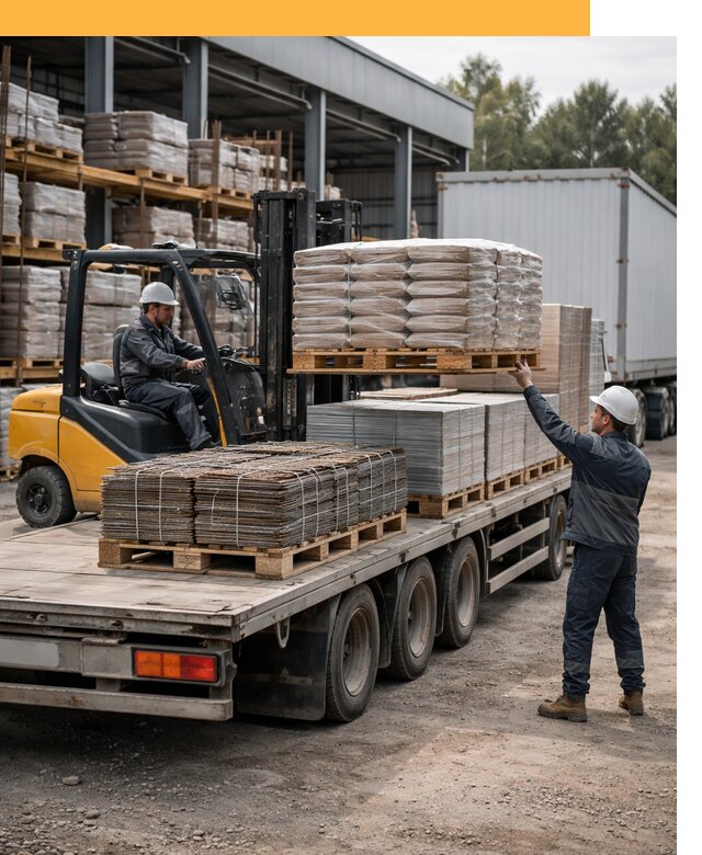 Перевозка строительных материалов по миру от 5716 руб