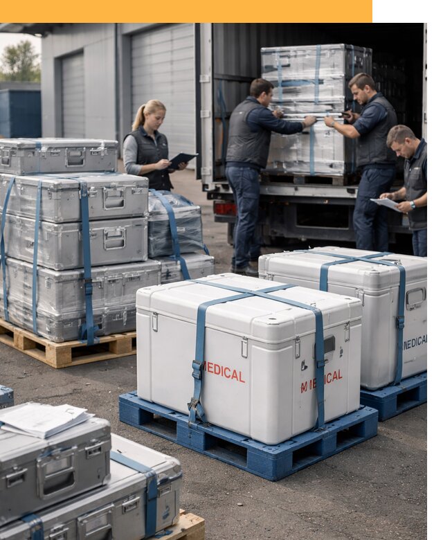 Перевозка медицинского оборудования по всему миру от 15588 руб