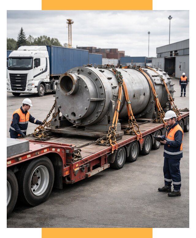 Перевозка тяжеловесных грузов под ключ от 155880 р. | СетСервис-Снж