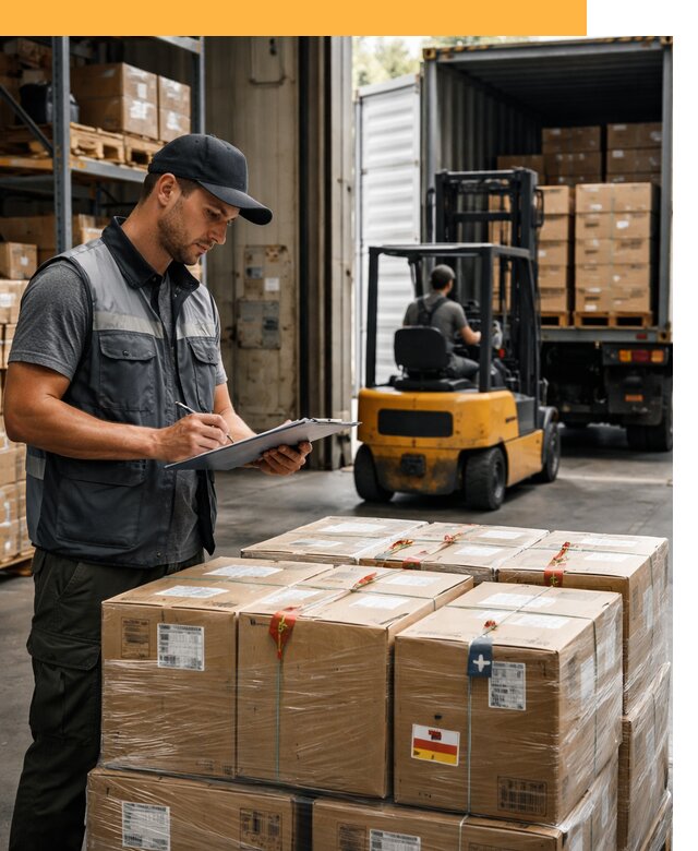 Реэкспорт товаров с таможенным оформлением и доставкой от 12470