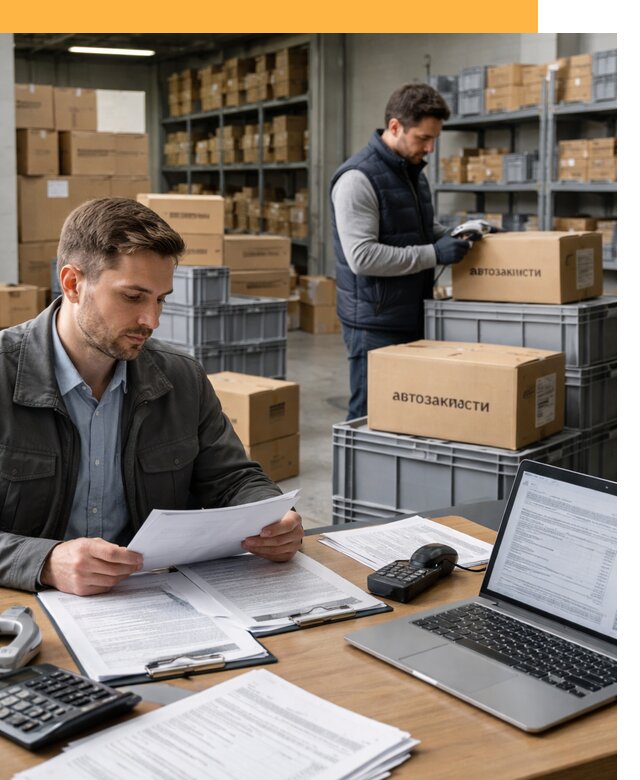 Таможенное оформление автозапчастей по выгодным тарифам от 8833