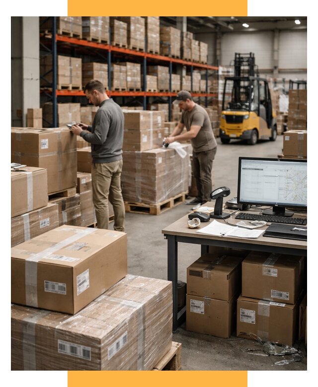 Склад консолидации в Европе от 6755 р., услуги СетСервис-Снж